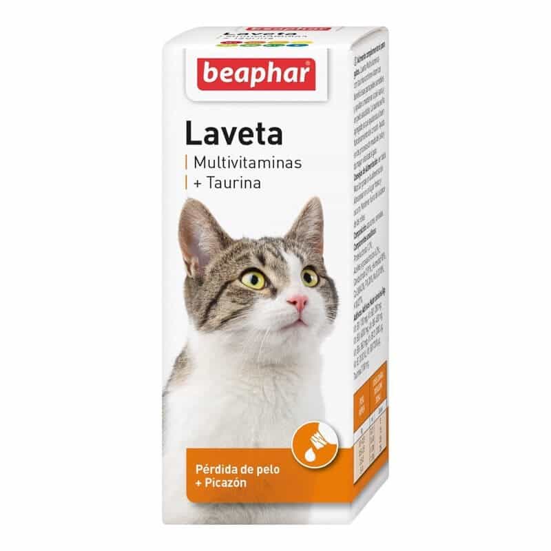 beaphar-laveta-gato-con-taurina-50ml.jpg Beaphar Laveta Gato con Taurina 50ml - Imagen 1