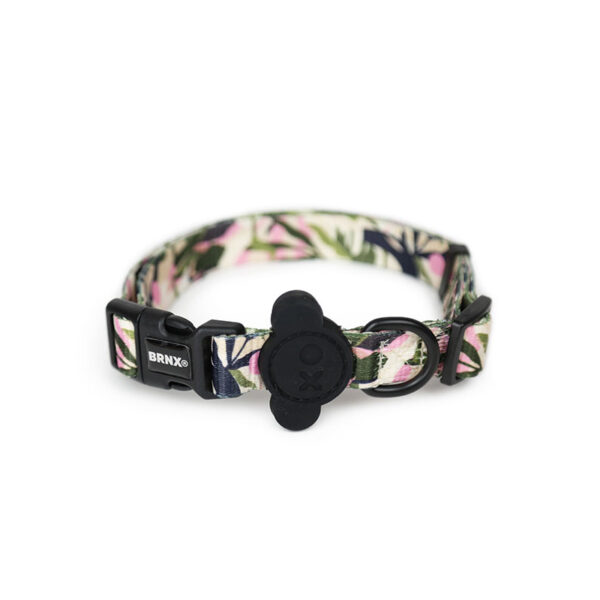 Brnx Collar Perro Forest Pink Small - Imagen 1