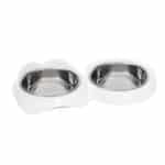 Catit Pixi Plato Bajo Doble para Gatos 2 x 200ml