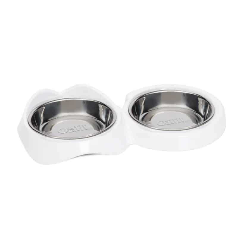 catit-pixi-plato-bajo-doble-para-gatos-2-x-200ml.jpg Catit Pixi Plato Bajo Doble para Gatos 2 x 200ml - Imagen 1