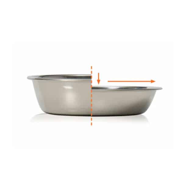 Catit Pixi Plato Bajo Doble para Gatos 2 x 200ml - Imagen 4