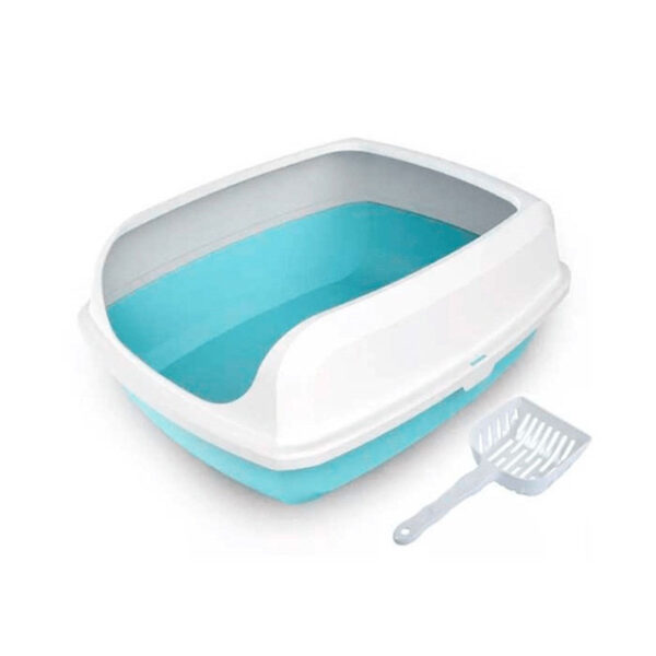 Wonder Cat Bandeja Big Cat XL con Borde + Pala Celeste - Imagen 1