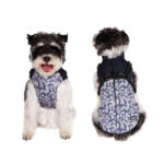 Wonder Dog Parka Camo Con Arnes Reflectamente Azul Large